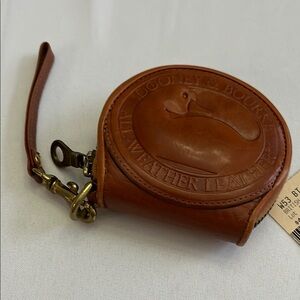 Dooney & Bourke Tan Leather Coin Pouch